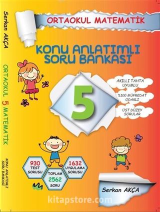 5. Sınıf Ortaokul Matematik Konu Anlatımlı Soru Bankası