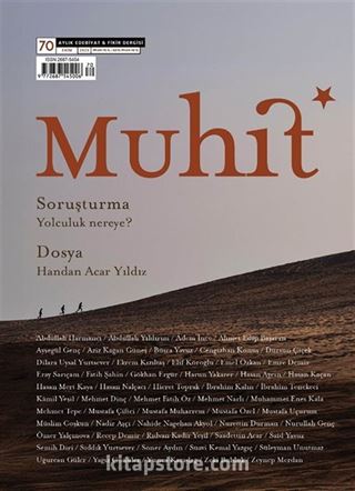 Muhit Dergi Aylık Edebiyat Dergisi Sayı:70 Ekim 2025