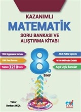 8. Sınıf 2017 Kazanımlı Matematik Soru Bankası ve Alıştırma Kitabı
