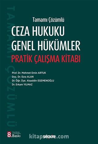 Ceza Hukuku Genel Hükümler Pratik Çalışma Kitabı