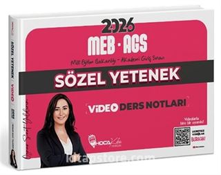 2026 MEB-AGS Sözel Yetenek Video Ders Notları