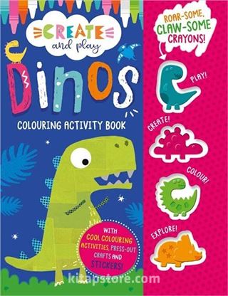 MBI - Create and Play Dinos Colouring Activity Book