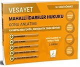 Vesayet Mahalli İdareler Hukuku Konu Anlatımı
