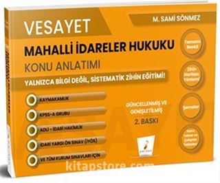Vesayet Mahalli İdareler Hukuku Konu Anlatımı