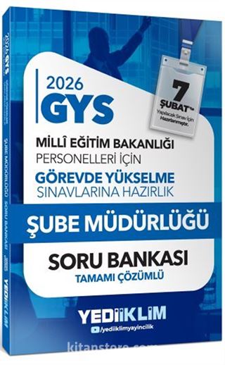 2026 MEB GYS Şube Müdürlüğü Tamamı Çözümlü Soru Bankası