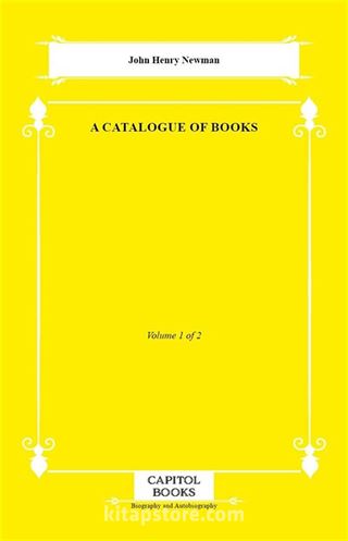 A Catalogue of Books