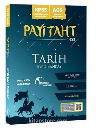 KPSS MEB-AGS Tarih PAYİTAHT 1453 Soru Bankası Çözümlü