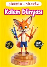 Çizerim Silerim Kalem Dünyası / Okul Öncesi Aktivite Kitapları