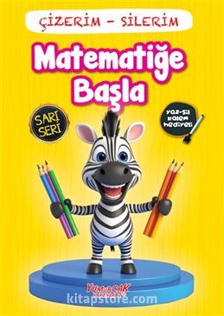 Çizerim Silerim Matematiğe Başla / Okul Öncesi Aktivite Kitapları