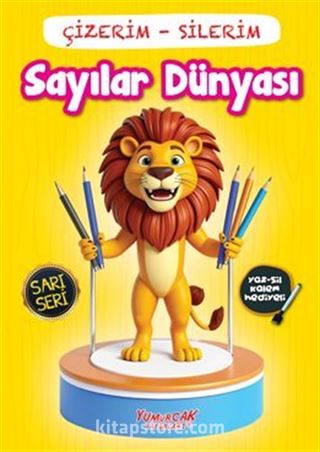 Çizerim Silerim - Sayılar Dünyası / Okul Öncesi Aktivite Kitapları