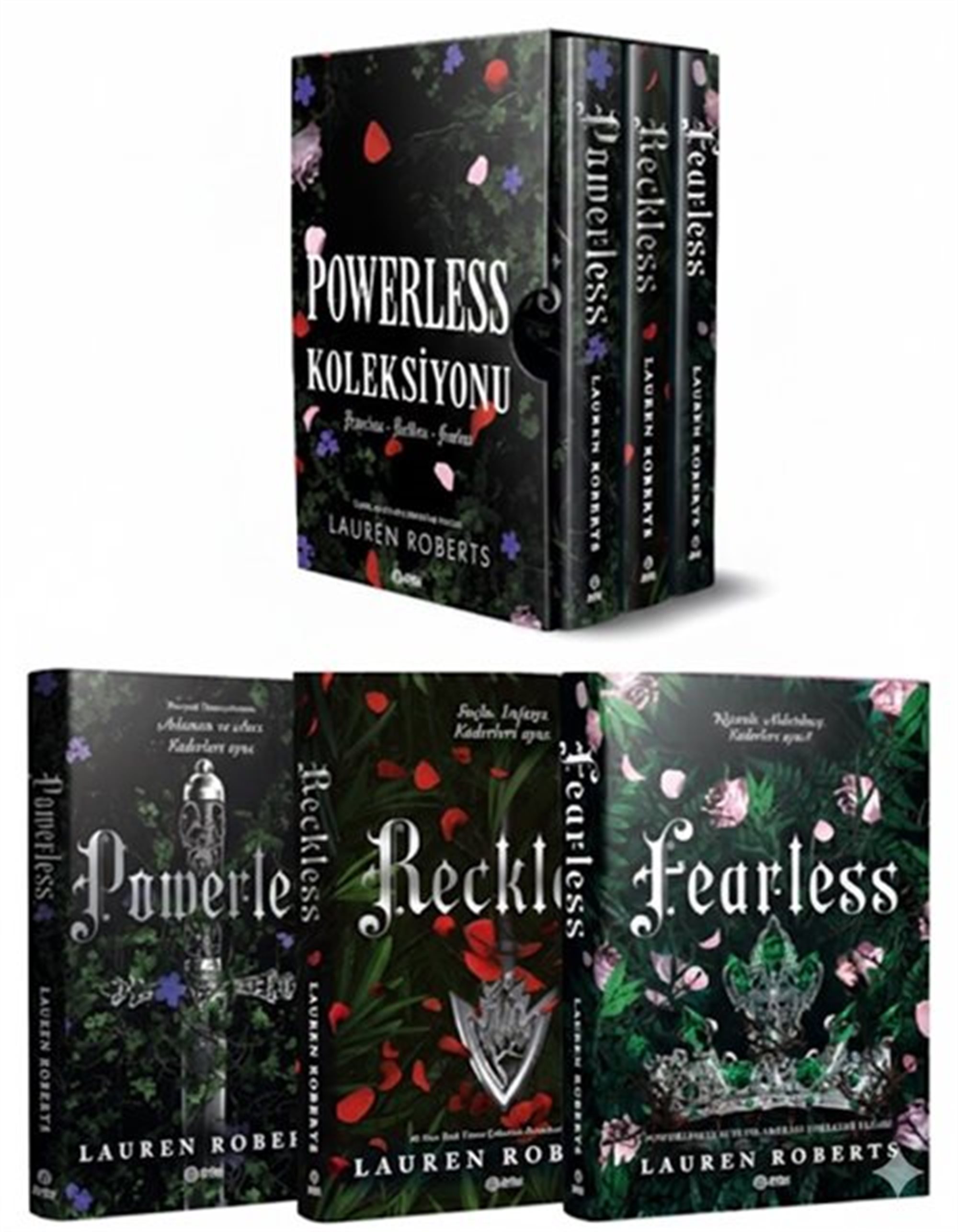 Powerless Setting Powerless - Reckless - Fearless 3 Kitap (Ciltsiz) Set - Lauren Roberts