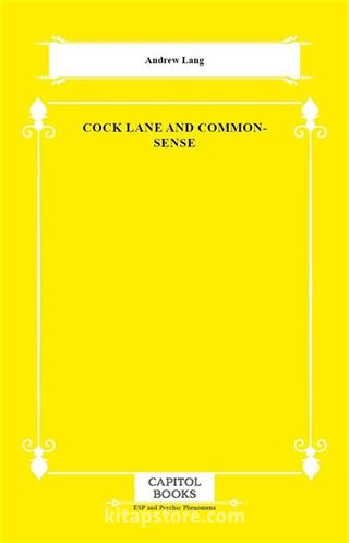 Cock Lane and Common-Sense