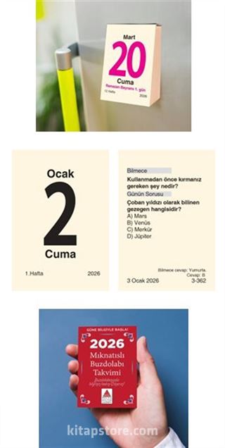2026 Mıknatıslı Buzdolabı Takvimi