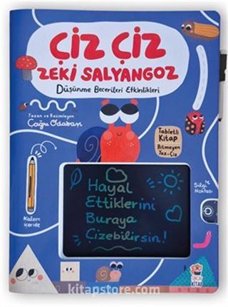 Çiz Çiz Zeki Salyangoz - Düşünme Becerileri Etkinlikleri