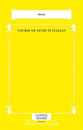 Course of Study in Italian
