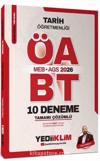 2026 MEB AGS ÖABT Tarih Öğretmenliği Tamamı Çözümlü 10 Deneme