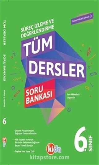 6. Sınıf Tüm Dersler Soru Bankası Tümü Video Çözümlü