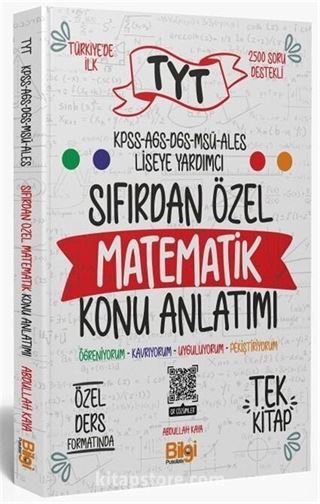 TYT KPSS MEB-AGS ALES DGS MSÜ Sıfırdan Özel Matematik Konu Anlatımı