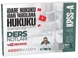KPSS A Grubu İdare ve İdari Yargılama Hukuku Video Ders Notları