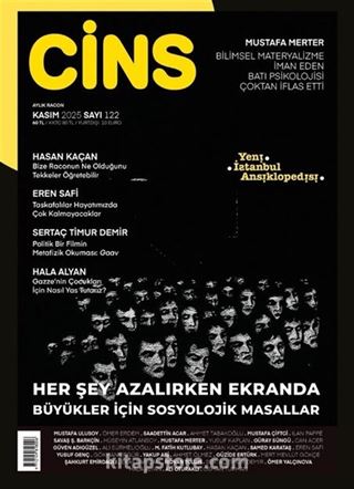 Cins Aylık Kültür Dergisi Sayı:122 Kasım 2025