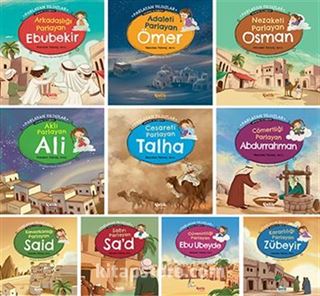 Parlayan Yıldızlar - Sahabiler ve Değerler (10 Kitap Set)