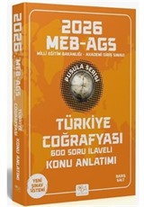 2026 MEB-AGS Türkiye Coğrafyası Konu Anlatımı Pusula Serisi