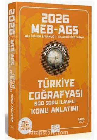 2026 MEB-AGS Türkiye Coğrafyası Konu Anlatımı Pusula Serisi