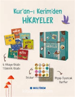 Kuran-ı Kerim'den Hikayeler Seti - 7 Kitap Ahşap Oyuncak