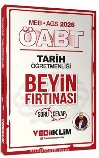 2026 MEB AGS ÖABT Tarih Öğretmenliği Beyin Fırtınası Soru Cevap