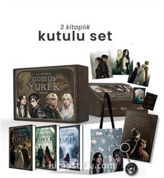 Gümüş Yürek Serisi (Üç Kitaplık Hediyeli Ciltli Kutu)