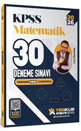 2026 KPSS Atölye Serisi Matematik 30 Deneme Sınavı Tamamı Video Çözümlü