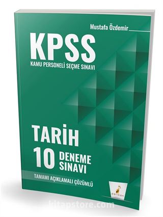 2026 KPSS Tarih 10 Deneme Sınavı