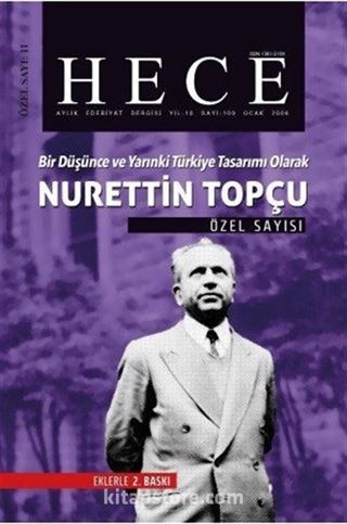 Sayı:109-Ocak 2006-Hece Aylık Edebiyat Dergisi (Özel sayı Nurettin Topçu)