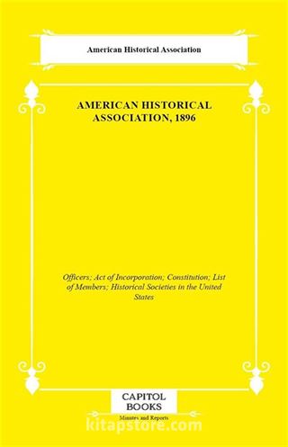 American Historical Association, 1896
