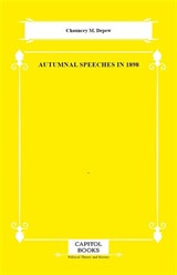 Autumnal Speeches in 1898