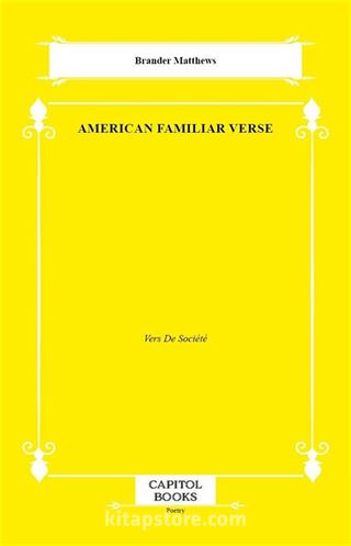 American Familiar Verse