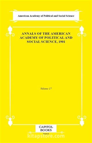 Annals of the American Academy of Political and Social Science, 1901
