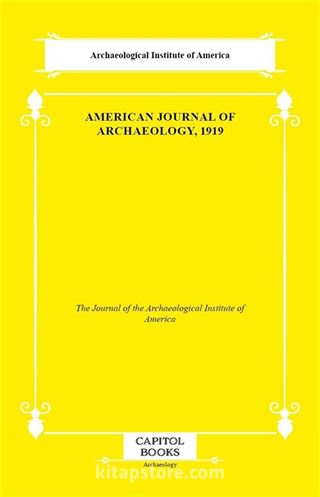 American Journal of Archaeology, 1919
