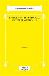 Bulletin of the Geological Society of America, 1921