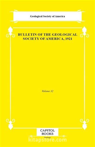 Bulletin of the Geological Society of America, 1921