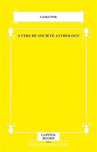 A Vers De Société Anthology