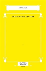 An Inaugural Lecture