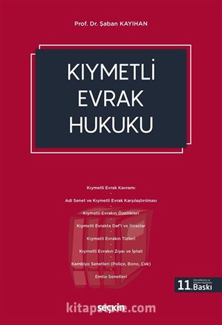 Kıymetli Evrak Hukuku