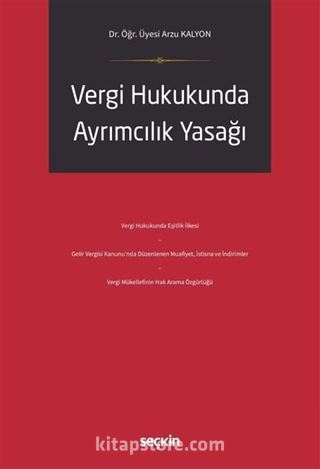 Vergi Hukukunda Ayrımcılık Yasağı