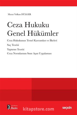 Ceza Hukuku Genel Hükümler