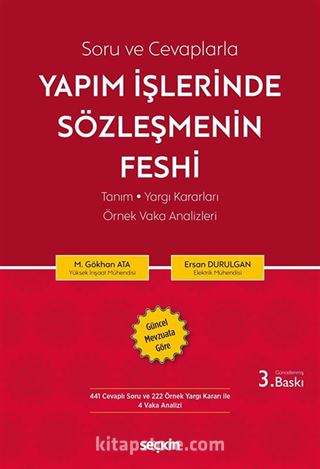 Yapım İşlerinde Sözleşmenin Feshi