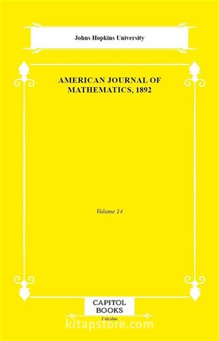 American Journal of Mathematics, 1892