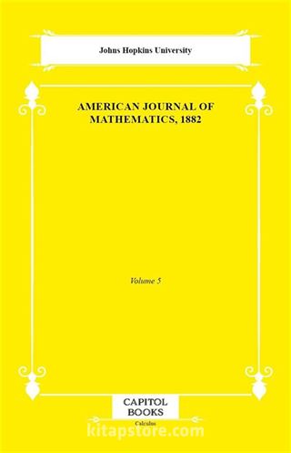 American Journal of Mathematics, 1882