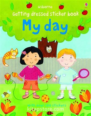 USB - Getting Dressed Sticker Book My Day