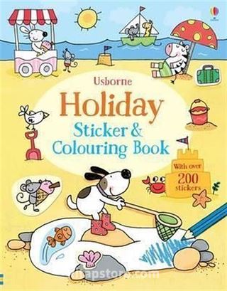 Holiday Sticker and Colouring Book